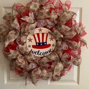 Patriotic wreath